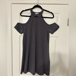 Z Supply Womens Cold Shoulder T Shirt Dress